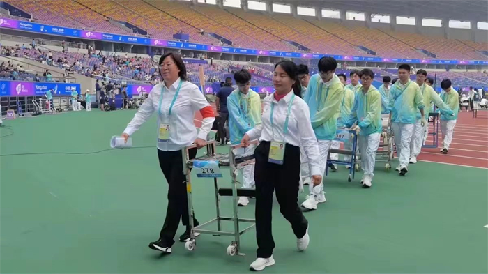 杭州第四届亚残运会现“雪野身影” - 莱芜生活网