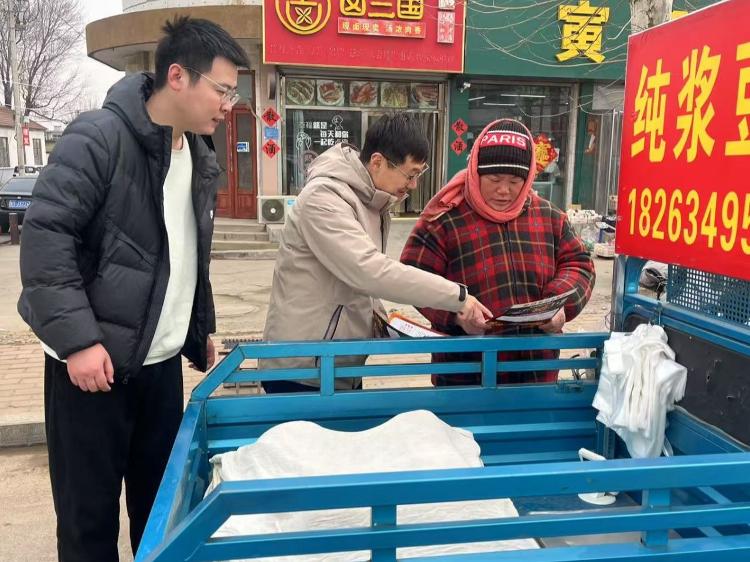 高庄街道开展预防电动车火灾和一氧化碳中毒安全宣传