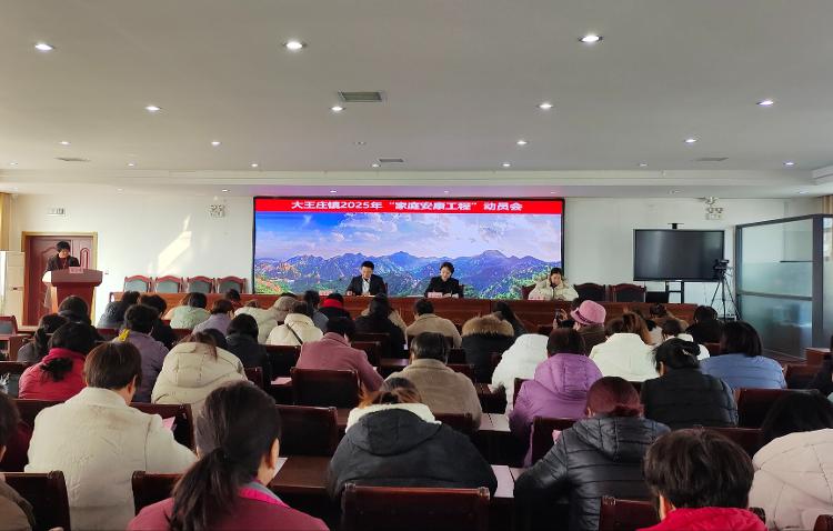 大王庄镇召开2025年家庭安康工程动员部署会