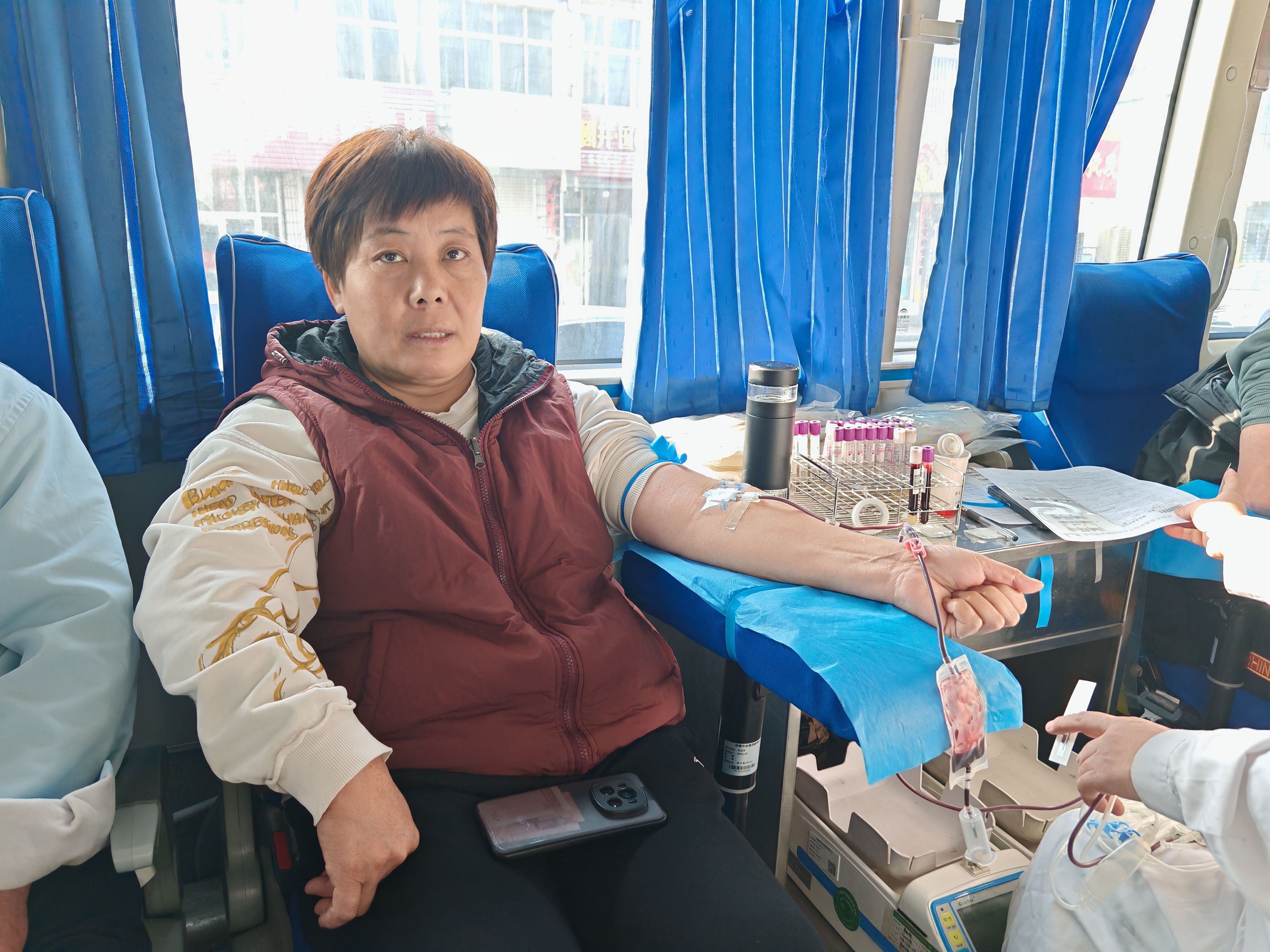 莱芜区大王庄镇开展无偿献血活动