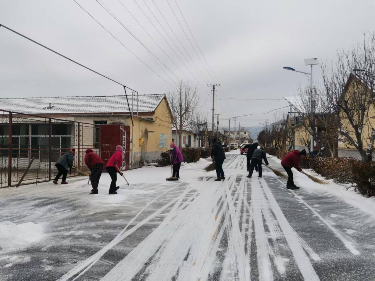 闻雪而动暖人心 清雪除冰保畅通 大王庄镇胡家泉村开展道路积雪清理行动