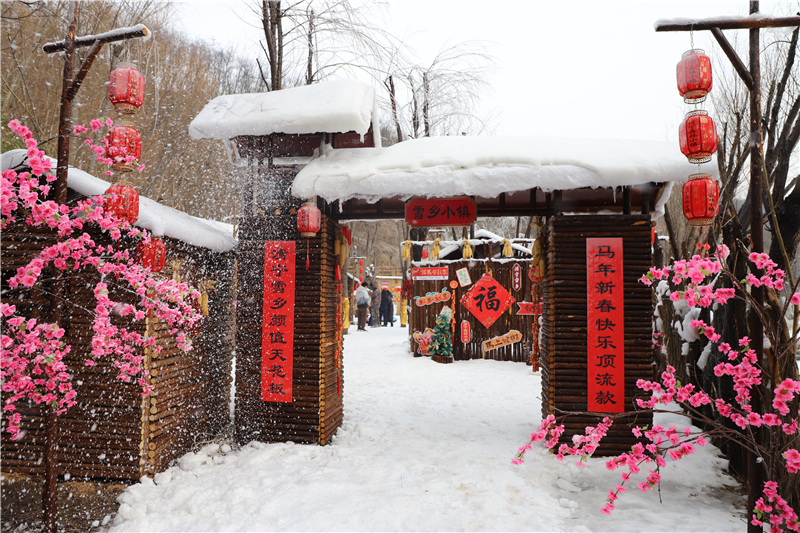 冰雪盛宴迎新春！济南市莱芜区雪野清宁雪乡小镇打造家门口的冬日童话